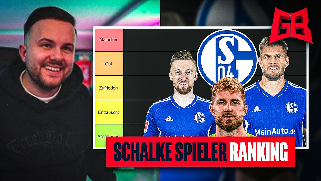 GamerBrother RANKED ALLE SCHALKE SPIELER nach der HINRUNDE 😱