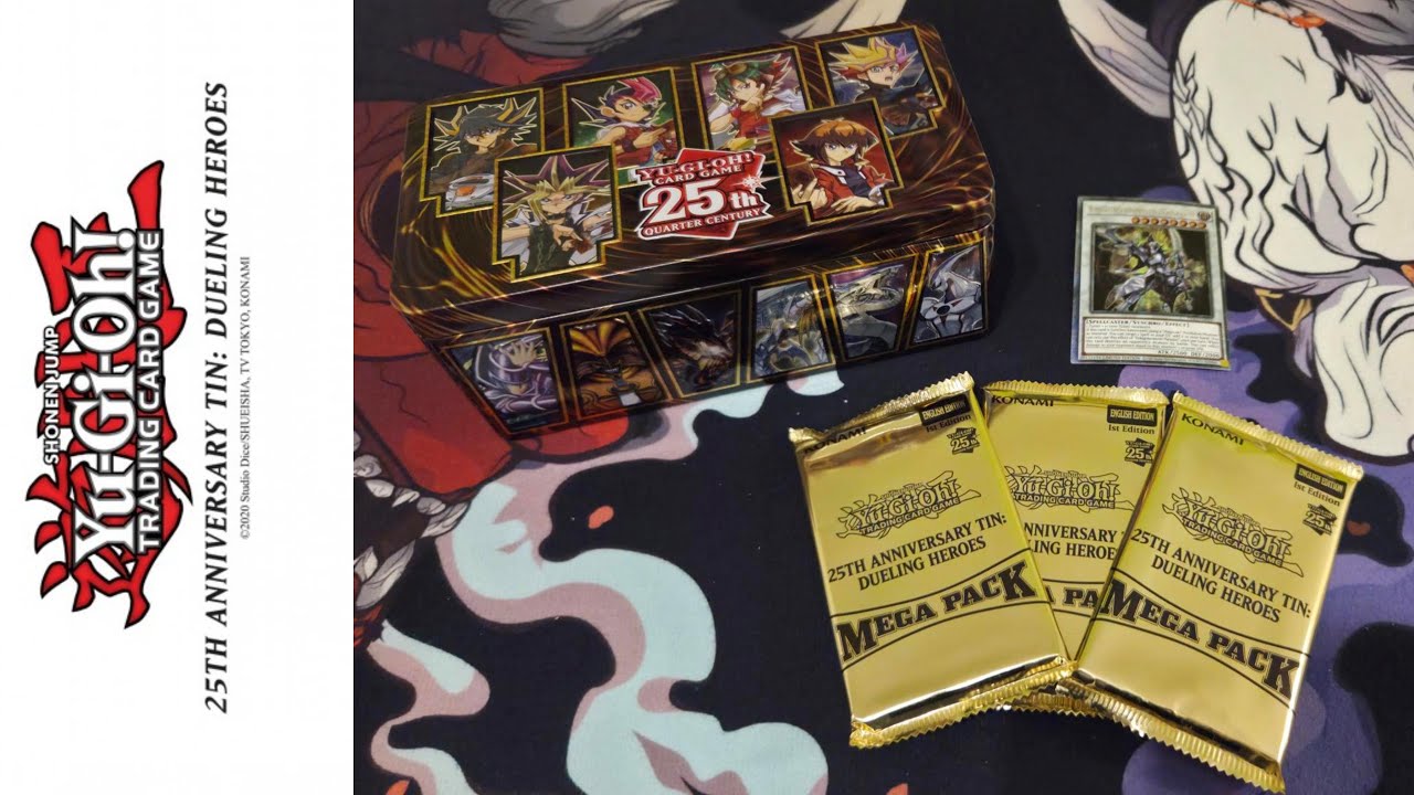 YU-GI-OH 25th Anniversary Tin Dueling Heroes Opening