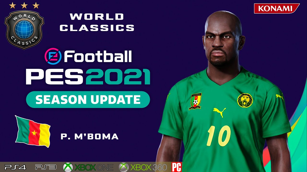 P. M'BOMA face+stats (World Classics) How to create in PES 2021