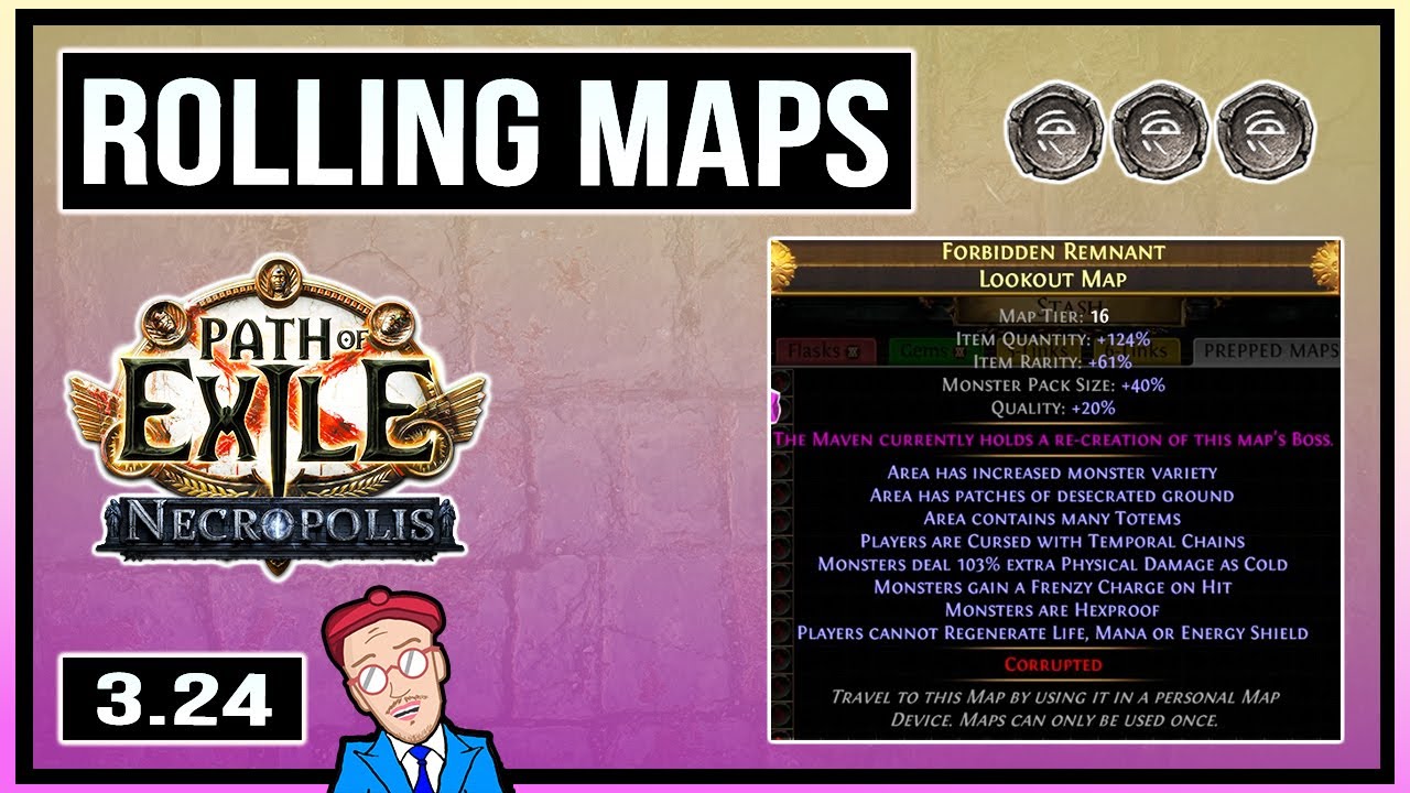 How to Roll Maps in 3 EASY STEPS - PoE Guide - 3.24