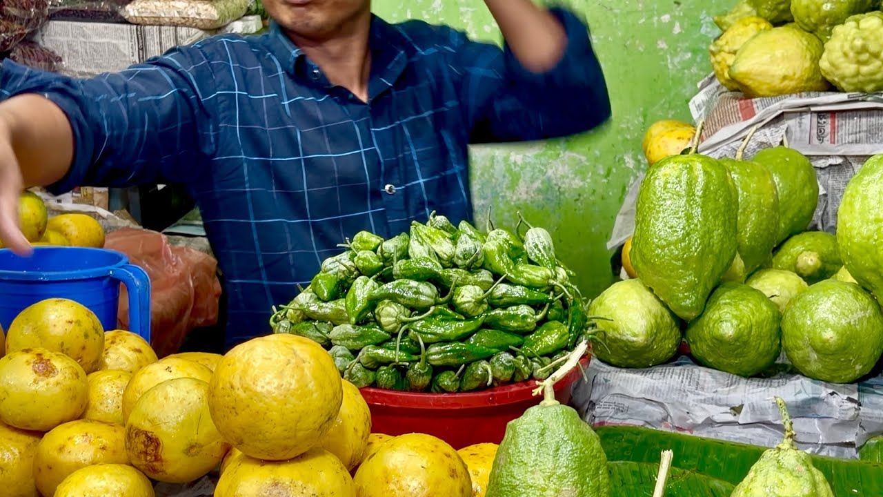 Walking tour through Sylhet Bondor Bazar Vegetables and Fish Market