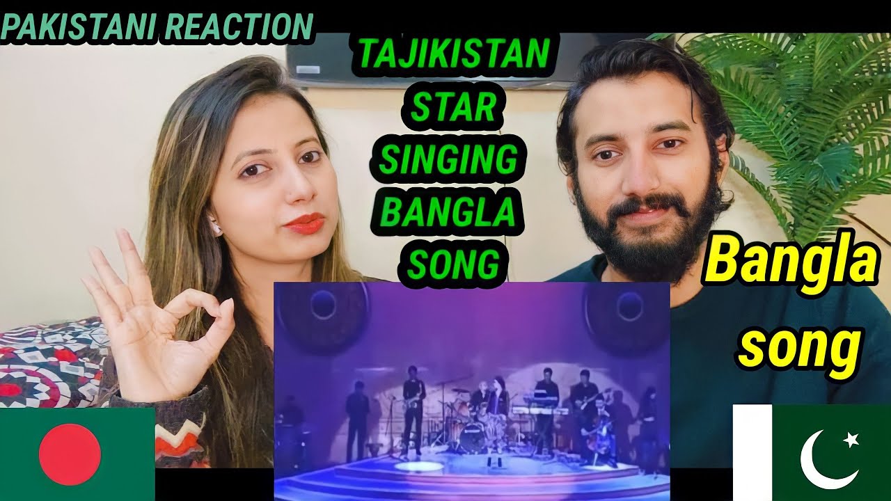 Pakistani Reacts to Tajikistani Star singing Bangla song by UF REACTION
