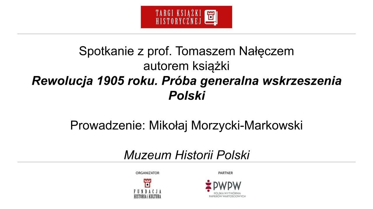 Spotkanie autorskie z prof. Tomaszem Nałęczem