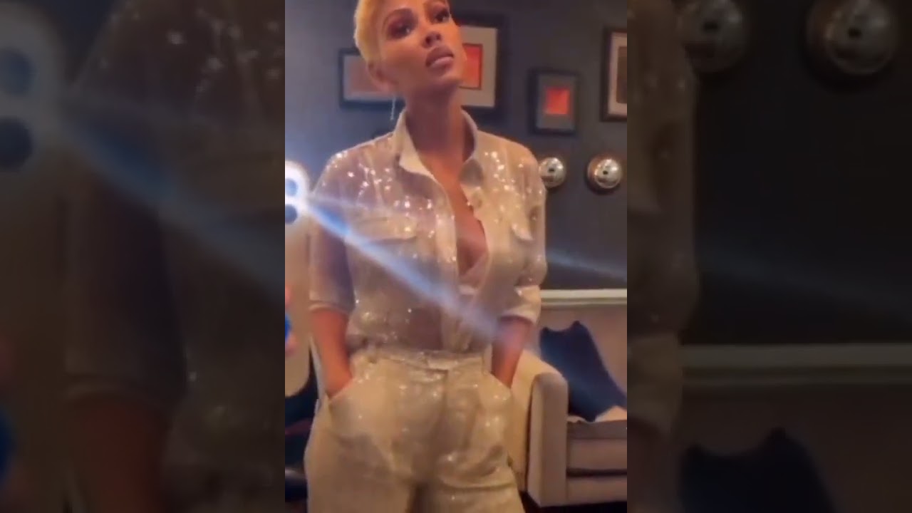 Megan Good went blonde and keeping it short. Shorts
