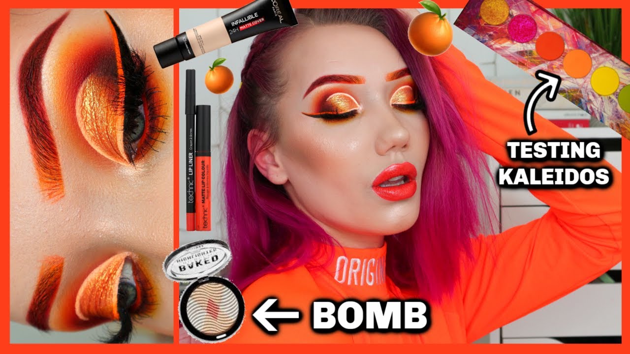 ORANGE MONOCHROMATIC MAKEUP TUTORIAL  | MAKEMEUPMISSA