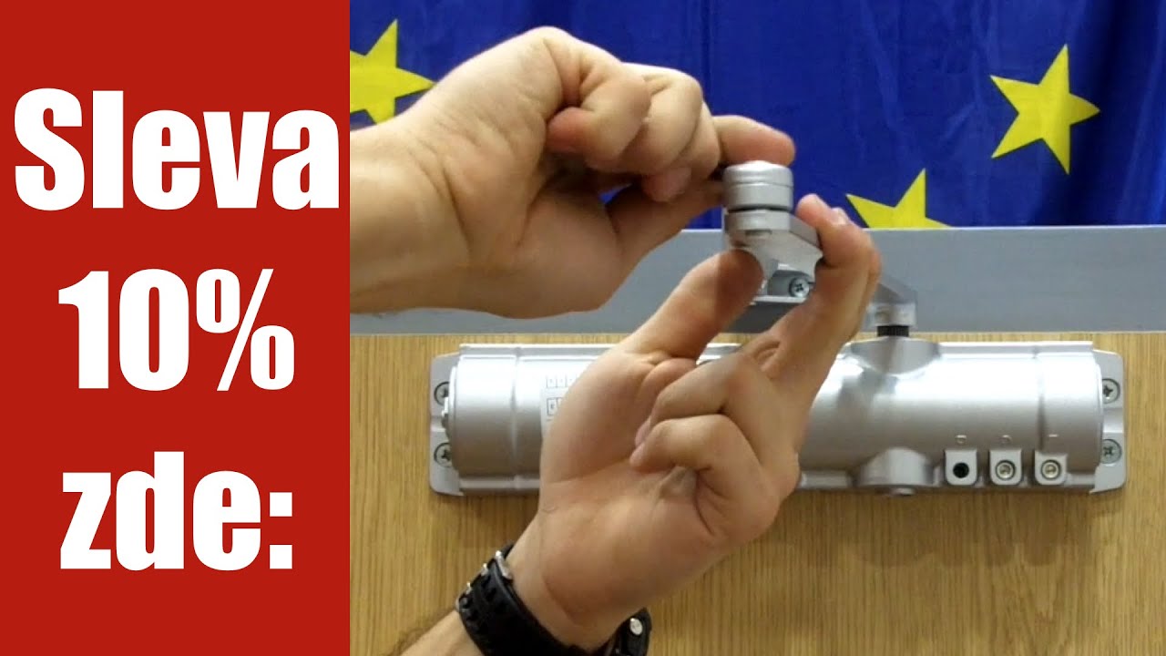 Zavírač dveří se slevou 10% návod na montáž dveřního zavírače, zavírače dveří