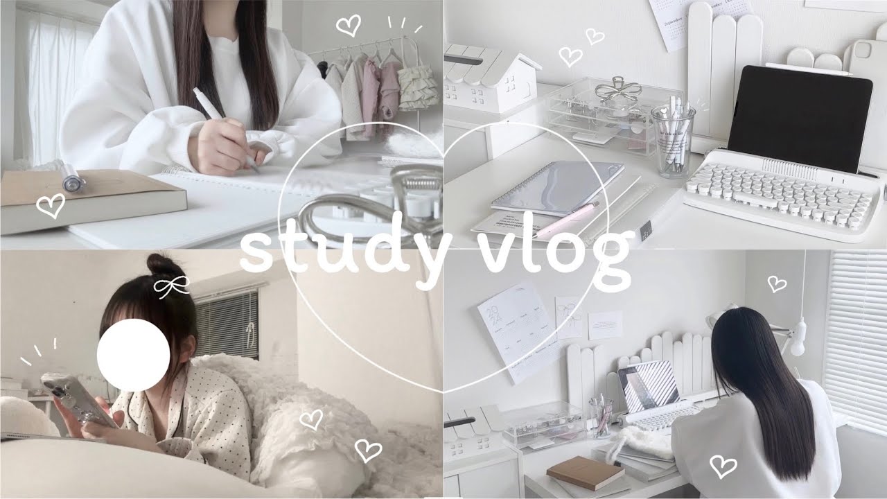 「study vlog」Bagaimana cara menghabiskan periode tes