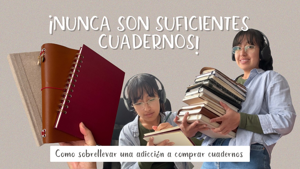 ¡TENGO DEMASIADAS LIBRETAS! Y no sé en qué usarlas...