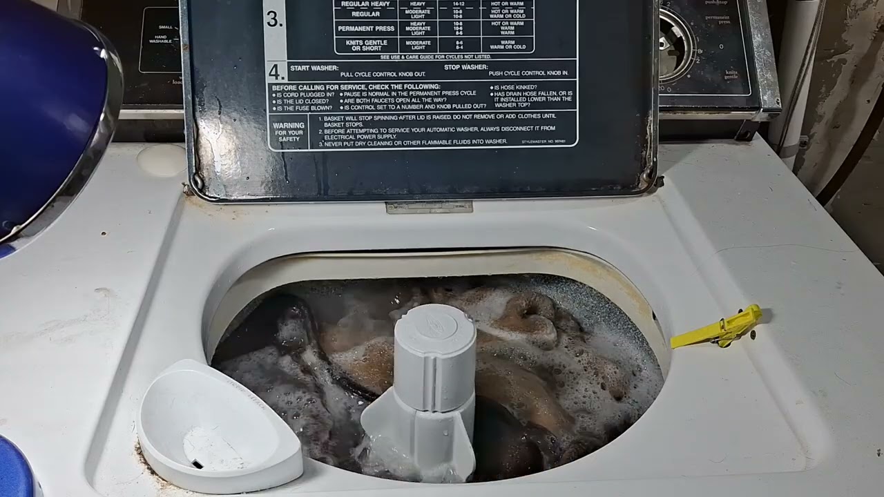 Whirlpool BD Supreme washer large load 10 Min wash