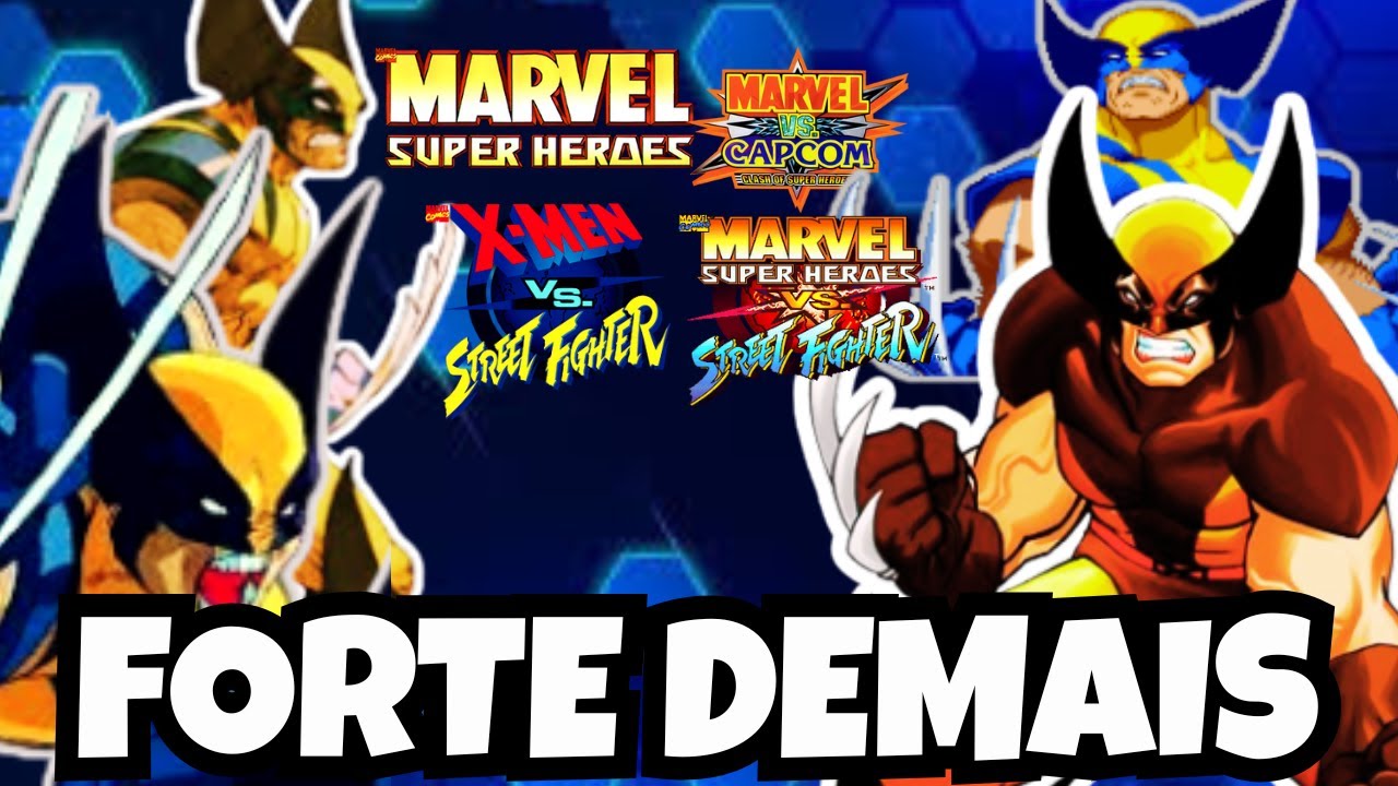 Wolverine e suas variações na franquia de Marvel Vs Capcom - Qual você prefere ?
