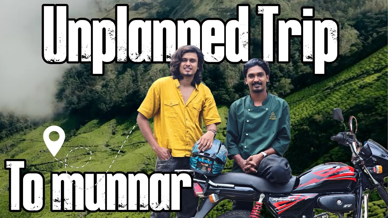 Unplanned Trip to Munnar - Vattavada 🥶| Munnar Bike Travel Vlog 🏍️ | Malayalam 