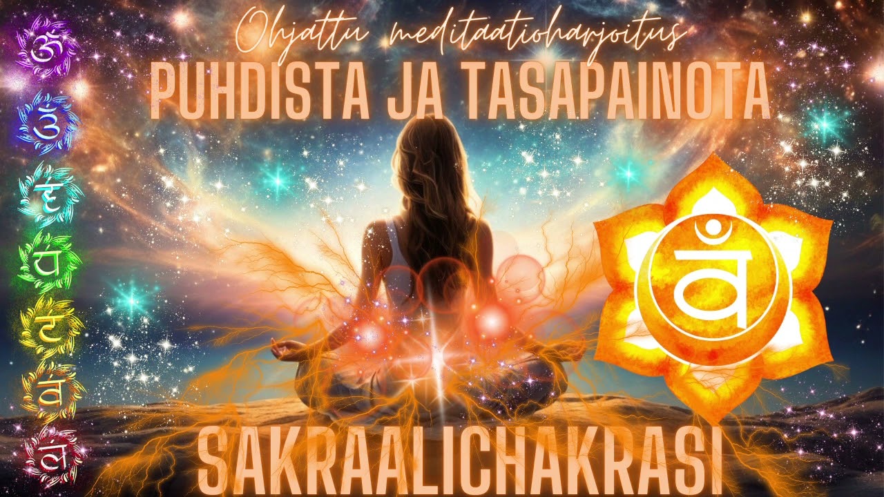 Luovuutta, iloa ja nautintoa! 🟠Sakraalichakraa🟠 tasapainottava meditaatioharjoitus🧘‍♀️
