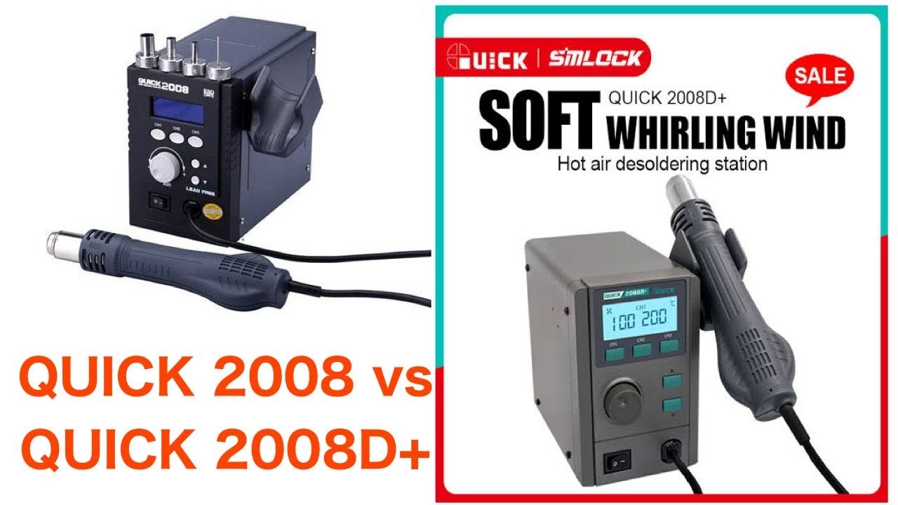 Difference Between Quick 2008 SMD & 2008D+ SMD REWORK STATION @+919212177706Call&whatsApp
