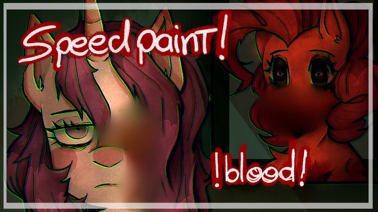 [!BLOOD!] My Little Worms  - Speedpaint [+16] ‐ READ THE DESCRIPTION pls