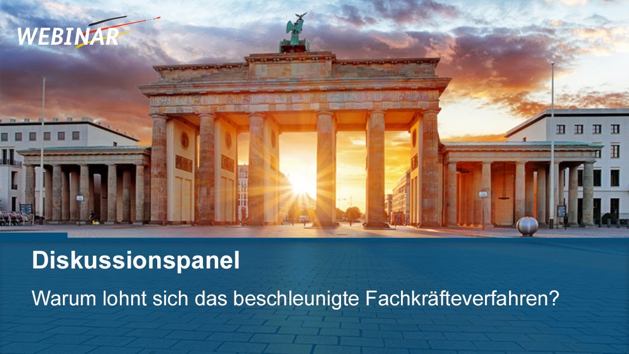 Diskussionspanel: Warum lohnt sich das beschleunigte Fachkräfteverfahren?