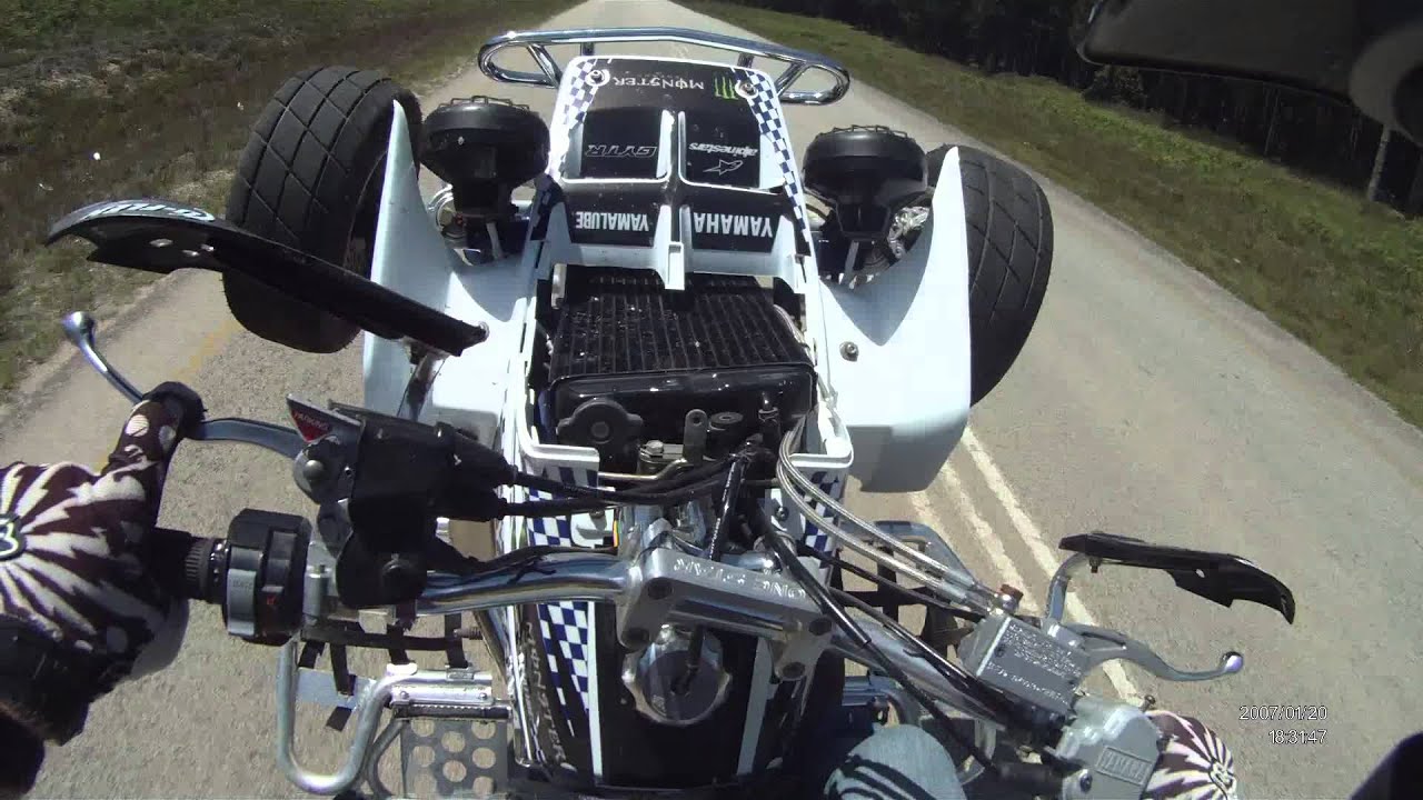 Banshee wheelie 5th gear