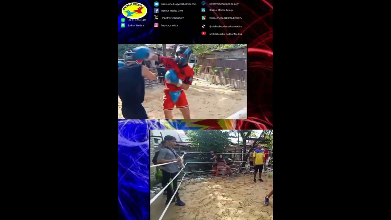 Latihan tidak selalu ditempat yg *****, Tapi semangat latihan yg diperlukan. Sparring partners #BM