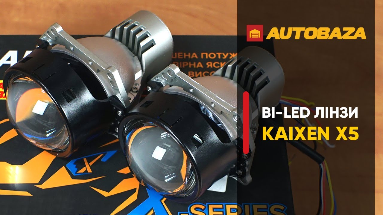 Як досягти ідеального світла в своєму авто? Bi-Led лінзи KAIXEN X5.