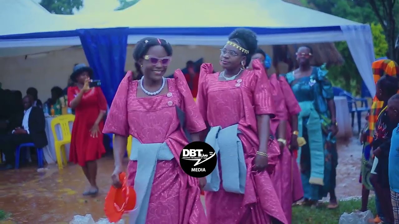 Little Maids Showing off Their Dance Moves In Cultural Marriage