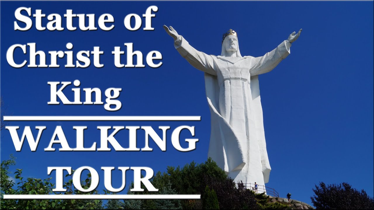 Statue of Christ the King, Świebodzin 🇵🇱 | WALKING TOUR [4K60]