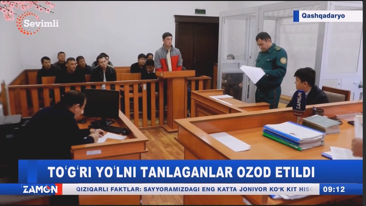 Toʻgʻri yoʻlni tanlaganlar ozod etildi (Qashqadaryo)