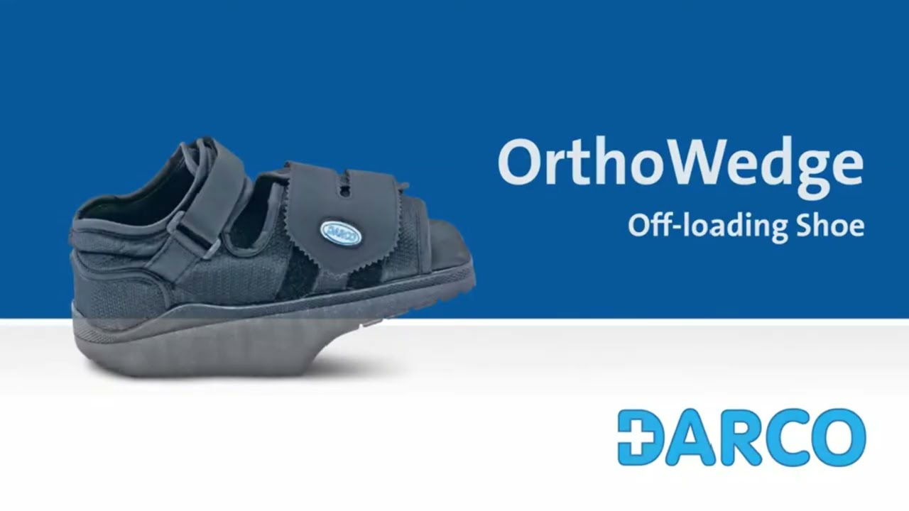 Step Into Faster Forefoot Healing with DARCO OrthoWedge Off-Loading Shoe 👣