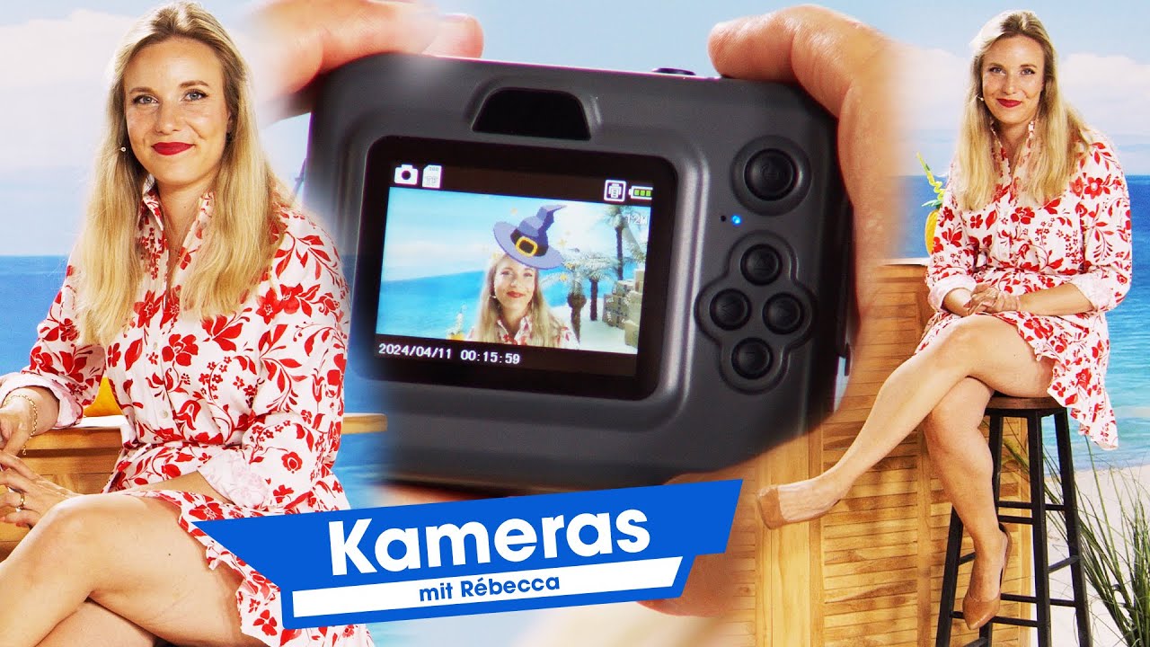 Mit dieser brandneuen Sofortbild-Kamera kann Rébecca tolle Urlaubsfotos machen | 