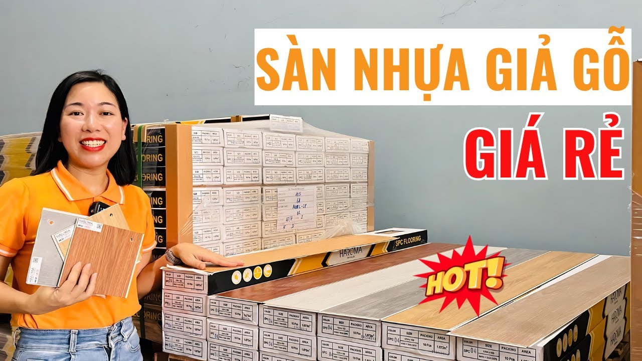 Sàn nhựa giả gỗ giá rẻ đẹp như sàn gỗ tự nhiên | Báo giá sàn nhựa giả gỗ | Lê Hạ Haroma