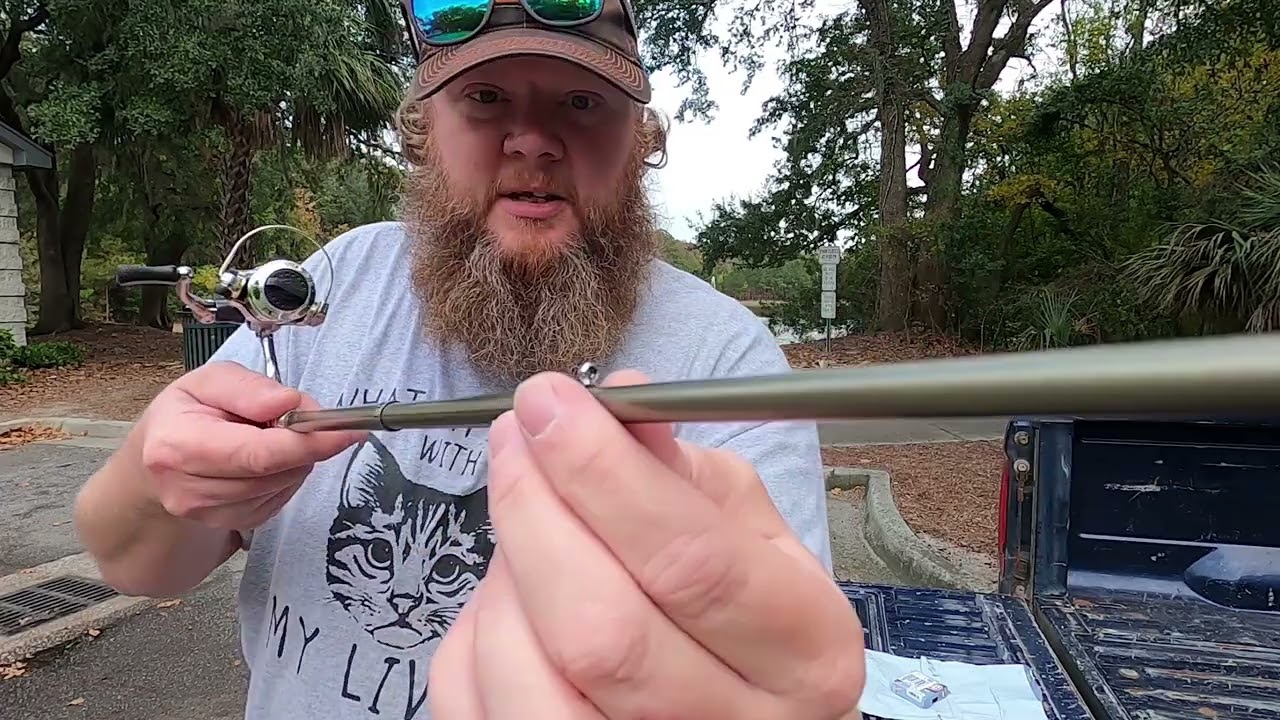 UNBOXING TEST AND REVIEW Fishing With Pocket Sized Pen Rod and Reel Combo