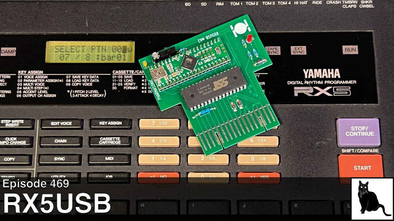 The RX5USB: Play custom sounds on the Yamaha RX5 drum machine