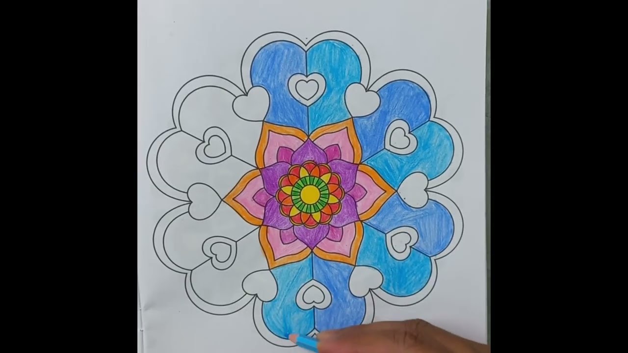 Soothing Mandala Art Painting-06🎨 | Relaxing Indian Music for Stress Relief