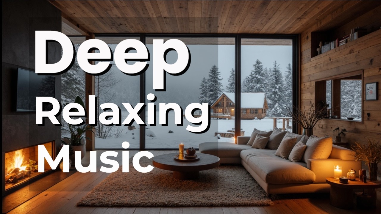 Cozy Winter Cabin – 4 Hours of Deep Relaxing Music for Calm & Sleep