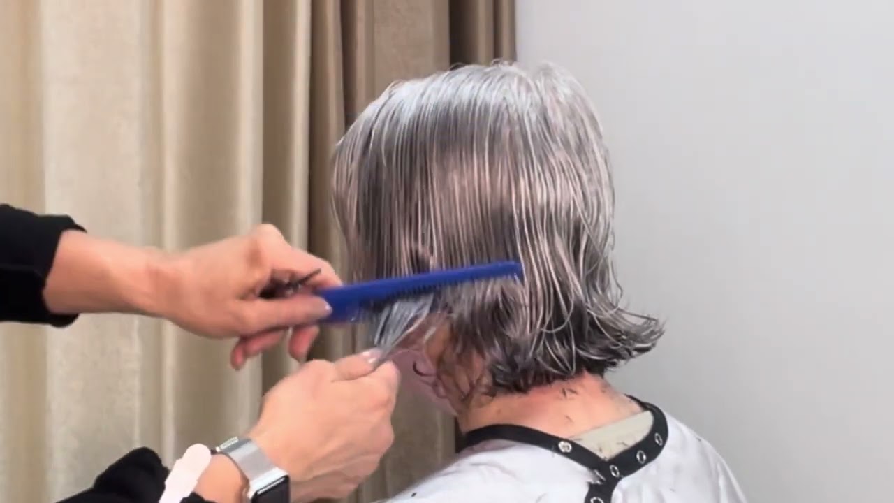 Corte de cabelo com 3 camadas