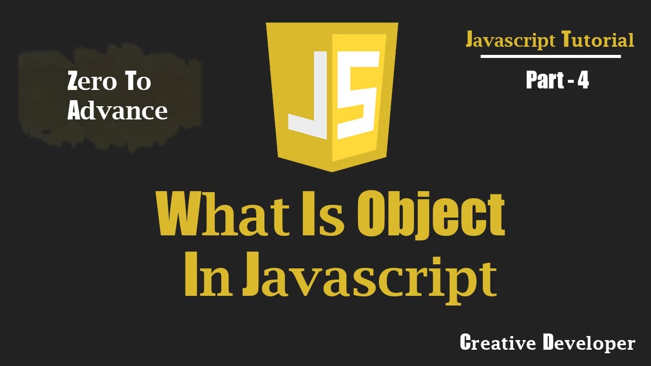 Javascript Object | Javascript Tutorial