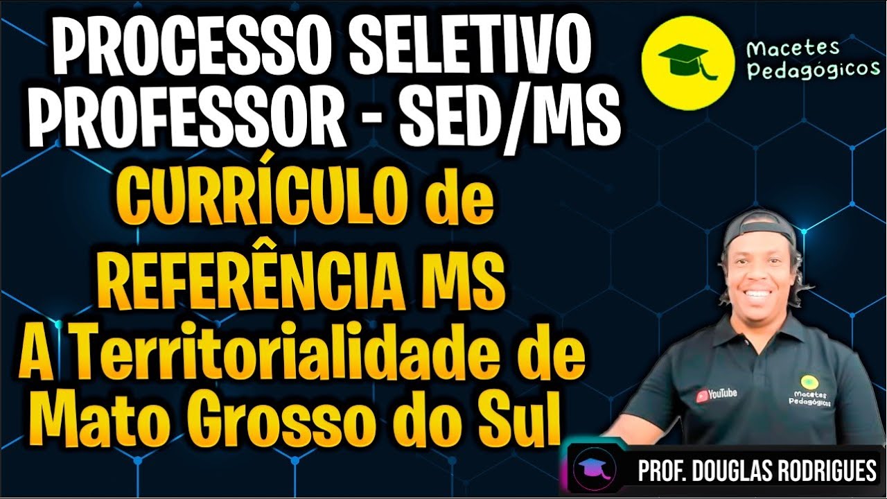 Curríuculo de Referência MS - A Territorialidade de Mato Grosso do Sul - Live 524