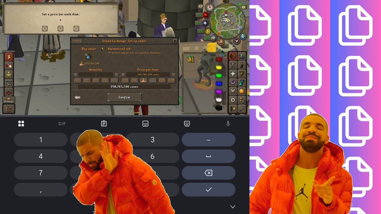 Stop Typing Prices on OSRS Mobile