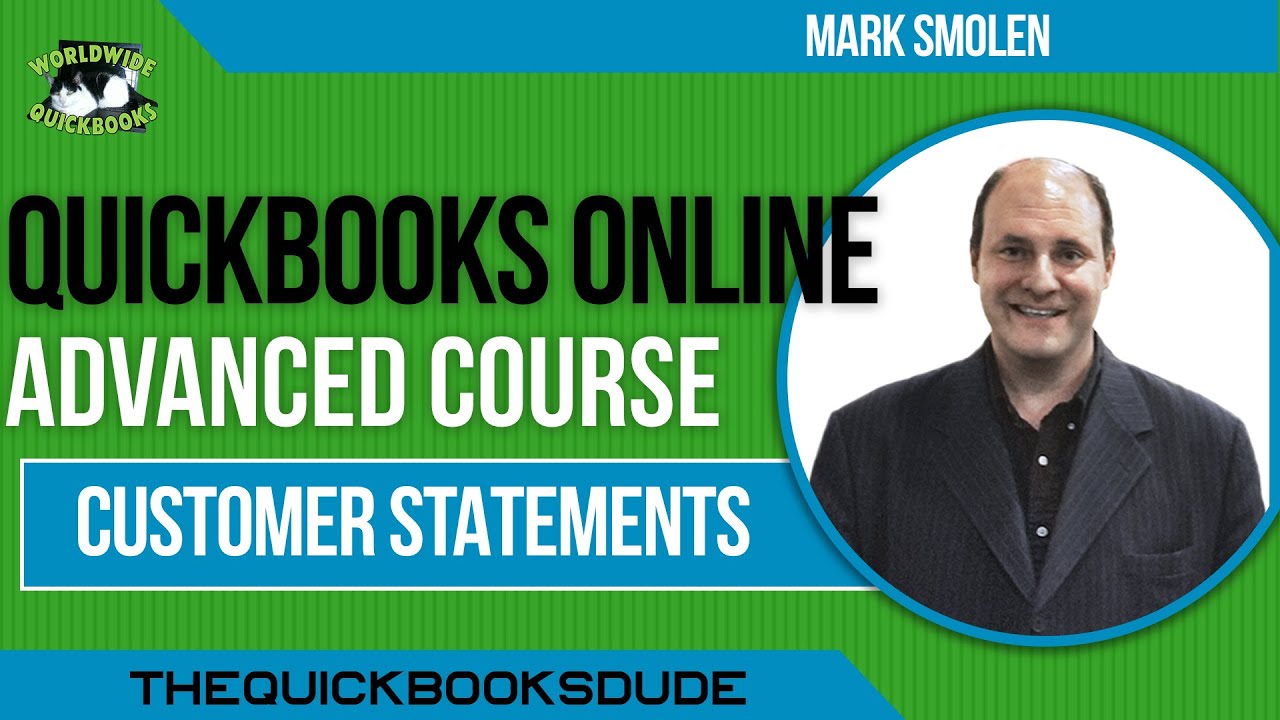 Заявления клиентов в Интернете Quickbooks