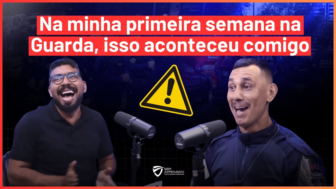 Na minha primeira semana na Guarda, isso aconteceu comigo