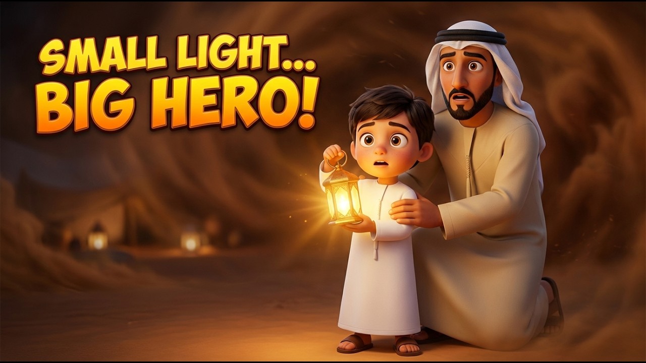 A Tiny Lantern Saved Them in the Desert Storm! 🌪️🏮