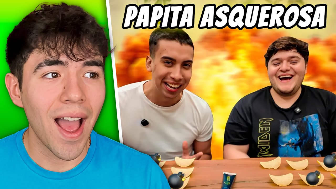 Reaccionando a ABRAHAM y HOLLMAN  (RETO PAPA ENVENENADA) 🤣