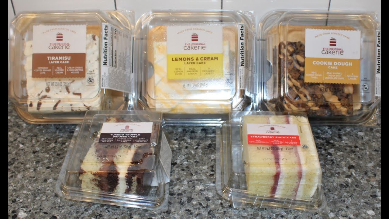 The Original Cakerie Tiramisu/Lemons & Cream/Cookie Dough/Tuxedo Truffle Mousse/Strawberry Shortcake