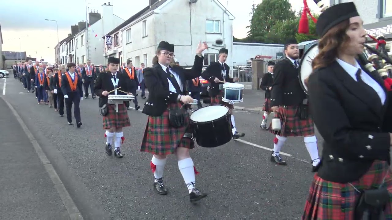 Maguiresbridge Pipe Band @ Maguiresbridge Orange Service 2023 (2)