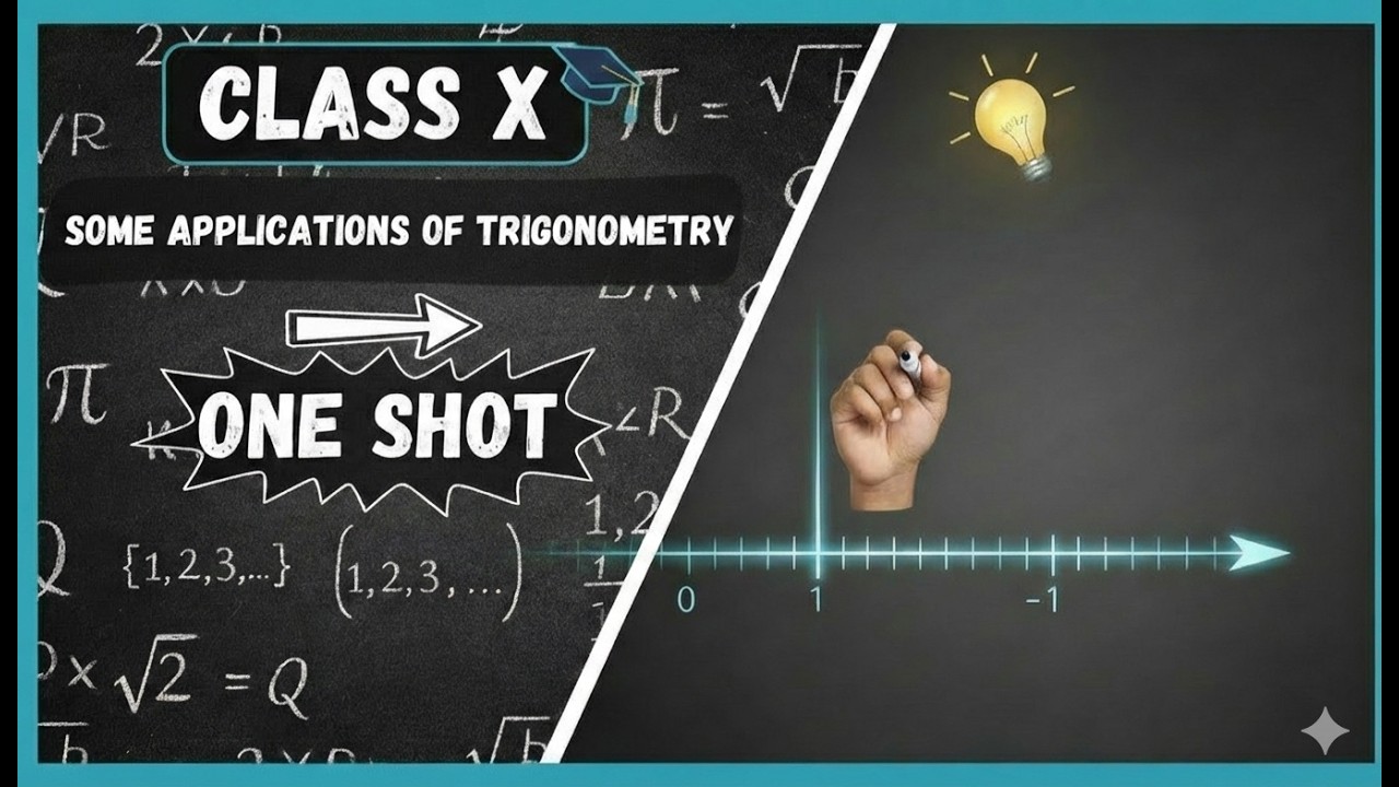 Some Applications of Trigonometry || Class X Maths Chapter 9 || One Shot