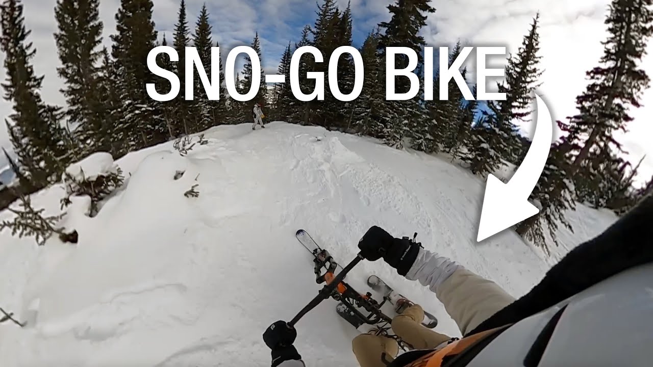 I FINALLY Got to Ride One!! Riding a SNO-GO Bike For the First Time! Breckenridge, CO