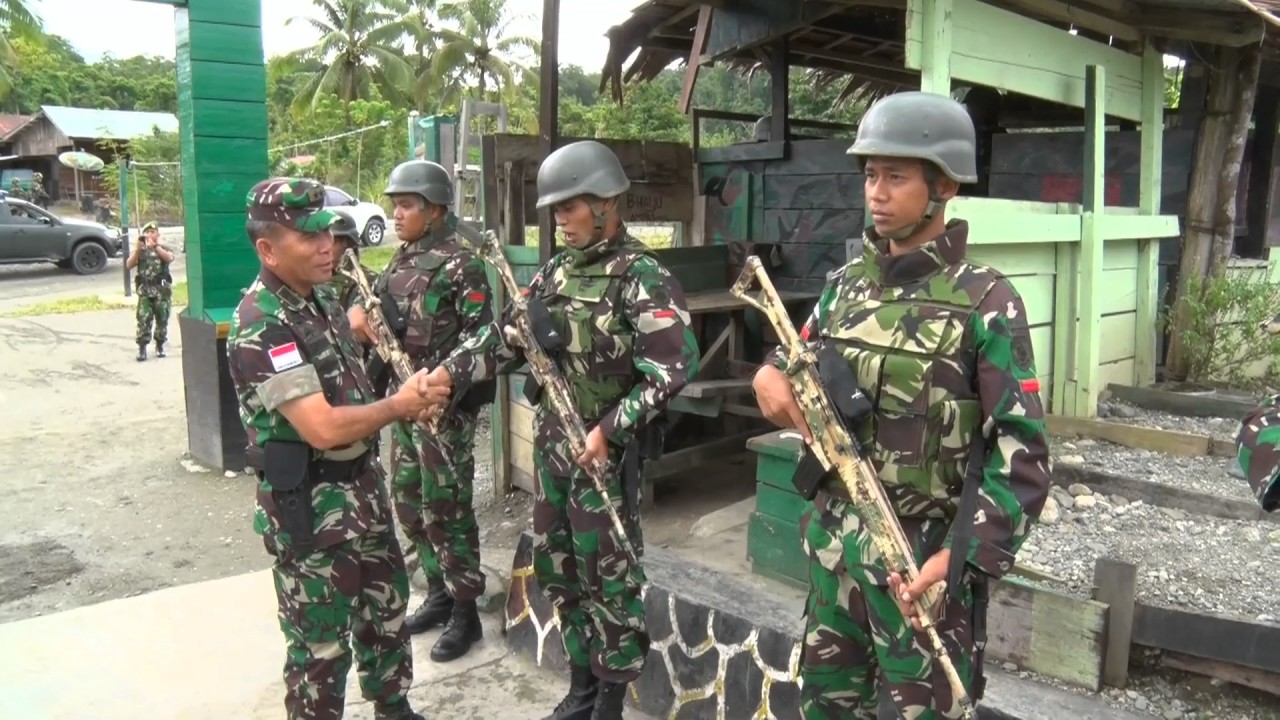 PANGDAM XVII CENDERAWASIH KUNKER DI POS PERBATASAN RI PNG