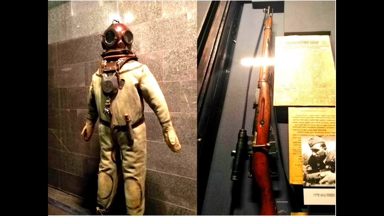 Sniper rifle Vasily Zaitsev. Снайпер Зайцев / Museum Panorama / Stalingrad