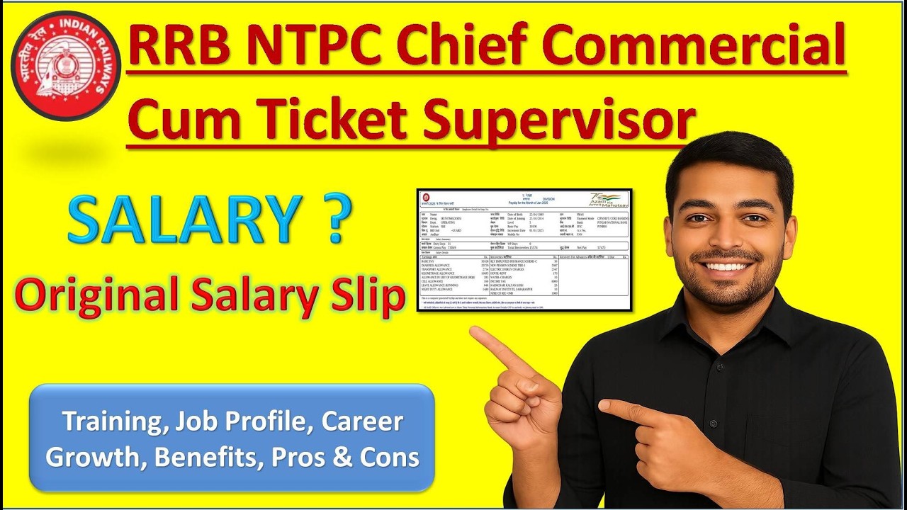 🔥 RRB NTPC Commercial Supervisor & Commercial Inspector | Training, Work & Power | Complete Guide
