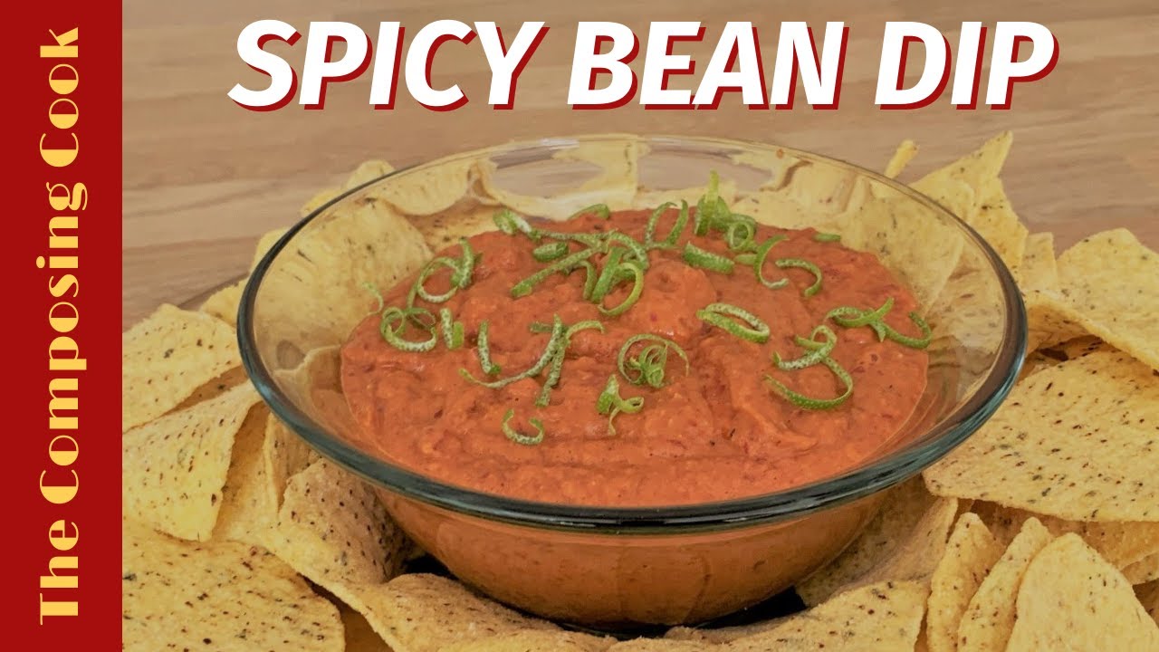 Very Tasty Vegan Spicy Bean Dip | Easy Vegan Spicy Bean Dip Recipe
