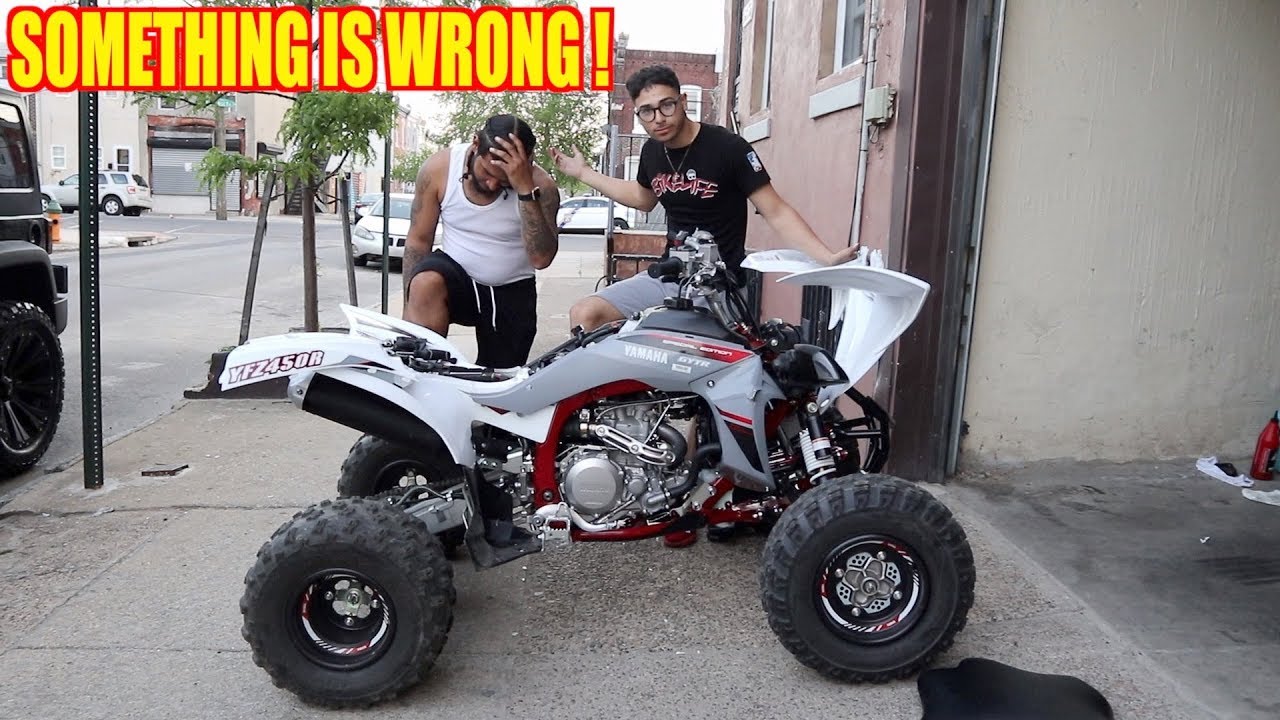 SOMETHING IS WRONG WITH MANNY'S YFZ450R | BRAAP VLOGS