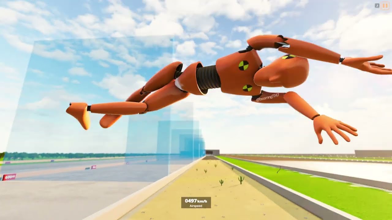 Speed boost 1000kmh which car can survive #37 - BeamNG.Drive